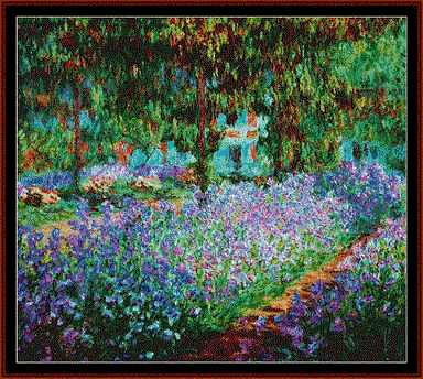 click here to view larger image of Artists Garden at Giverny  (chart)