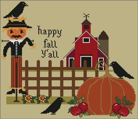 click here to view larger image of Happy Fall Y'all (chart)