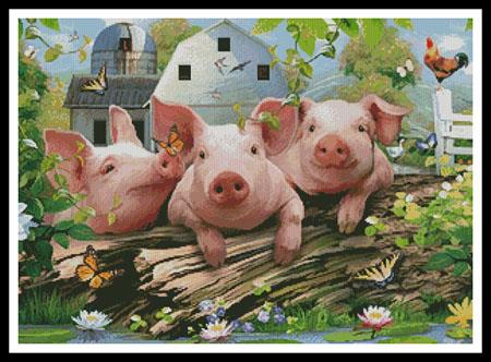 click here to view larger image of Three Little Pigs (chart)