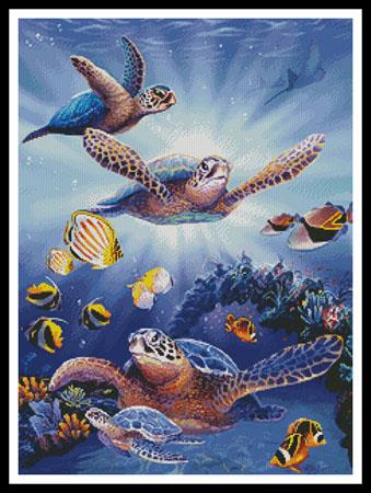 click here to view larger image of Turtles in Light (chart)