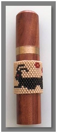 click here to view larger image of Hare Pins (needle case band) (bead kit)
