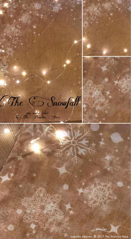 click here to view larger image of Snowfall Linen - 30ct 38cm x 48cm (fabric)
