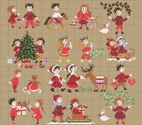click here to view larger image of Happy Childhood Collection - Christmas (chart)