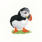 click here to view larger image of Puffin - Little Friends 27ct (counted cross stitch kit)
