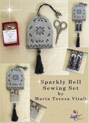 click here to view larger image of Sparkly Bell Sewing Set (chart)