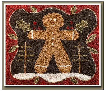 click here to view larger image of Gingerbread Man Punch Needle (Punchneedle)