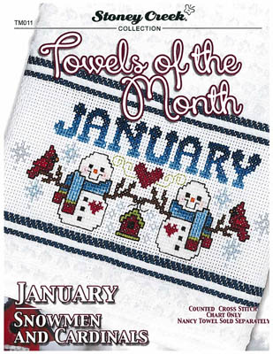 click here to view larger image of Towels Of The Month - January (chart)