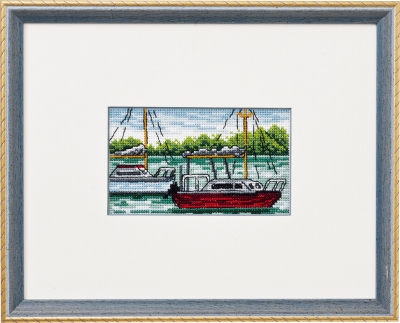 click here to view larger image of Boats (counted cross stitch kit)