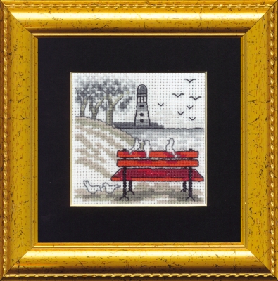 click here to view larger image of Bench (counted cross stitch kit)