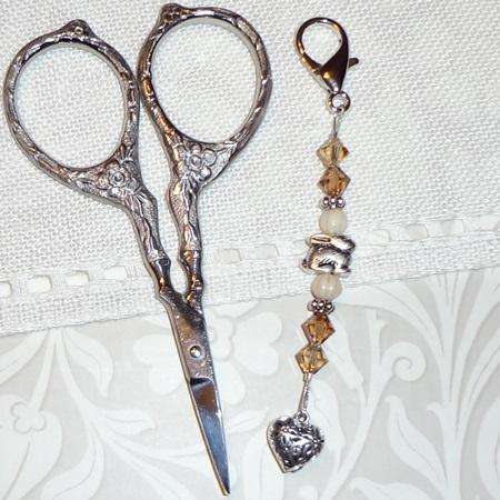 click here to view larger image of Bunny Love Scissor Fob (accessory)