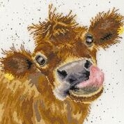 click here to view larger image of Moo (counted cross stitch kit)