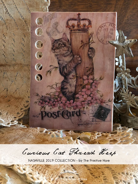 click here to view larger image of Curious Cat Thread Keep (Storage and Craft Organisers)