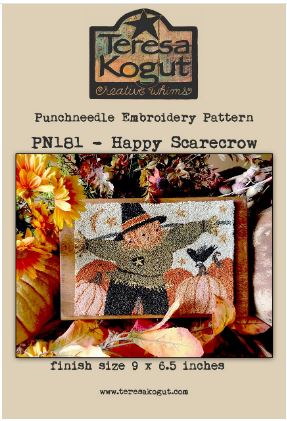 click here to view larger image of Happy Scarecrow (Punchneedle)
