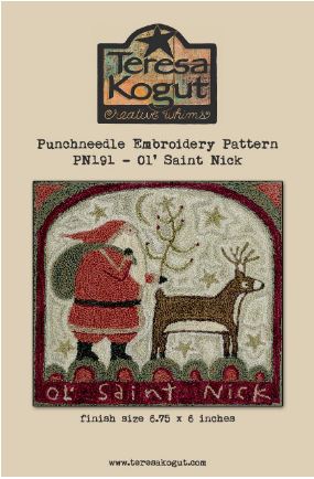 click here to view larger image of Ol' Saint Nick (Punchneedle)