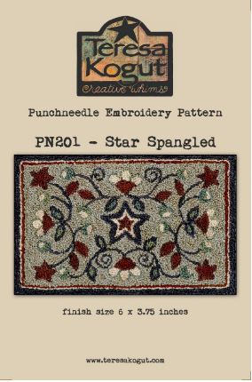 click here to view larger image of Star Spangled (Punchneedle)