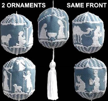 click here to view larger image of Nativity Ornaments (chart)