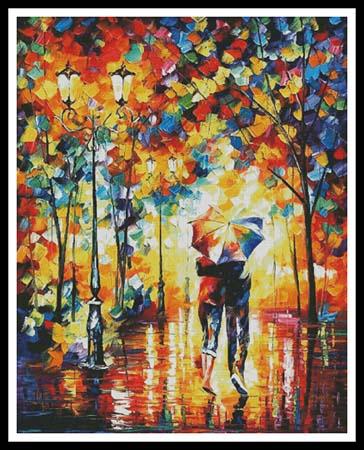 click here to view larger image of Under One Umbrella 2  (Leonid Afremov) (chart)