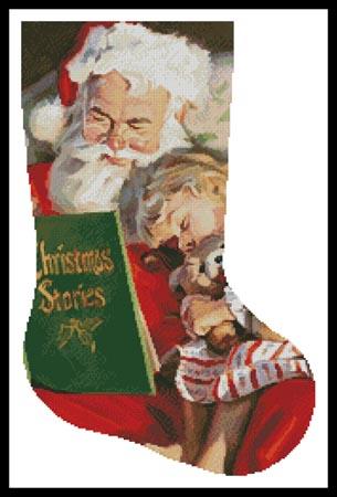 click here to view larger image of Christmas Stories Stocking - Right  (Tom Browning) (chart)