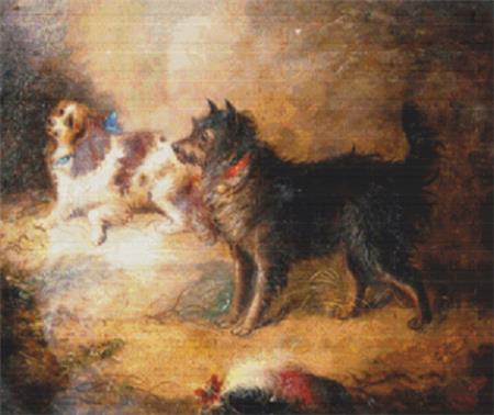 click here to view larger image of Spaniel and a Terrier, A  (George Armfield) (chart)
