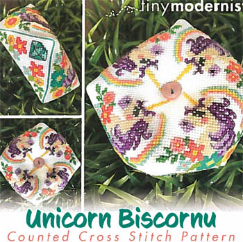 click here to view larger image of Unicorn Biscornu - March  (chart)