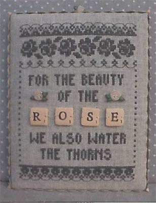 click here to view larger image of Rose - Scrabble 3 (w/buttons) (chart)