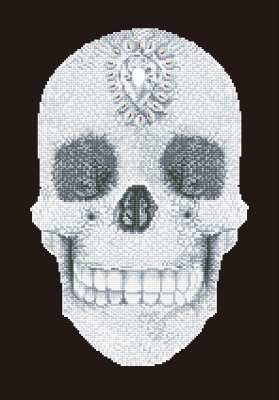 click here to view larger image of Crystal Skull (Diamond Embroidery)