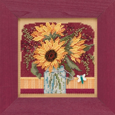 click here to view larger image of Sunflower Bouquet (2019) (counted cross stitch kit)