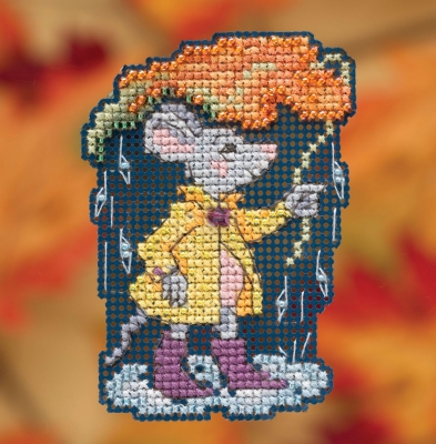 click here to view larger image of Rainy Weather (counted cross stitch kit)