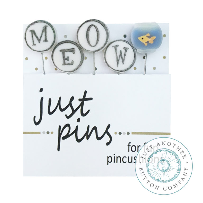 click here to view larger image of Just Pins - M is for MEOW (pin)