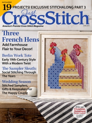 click here to view larger image of Just Cross Stitch Magazine - May/June2019 (magazines)