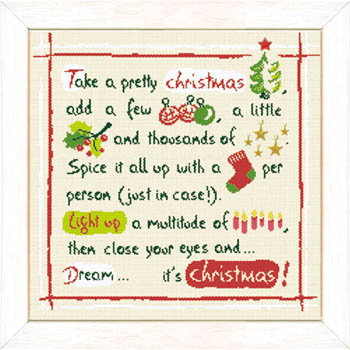 click here to view larger image of Christmas Recipe Plus Stars (chart)