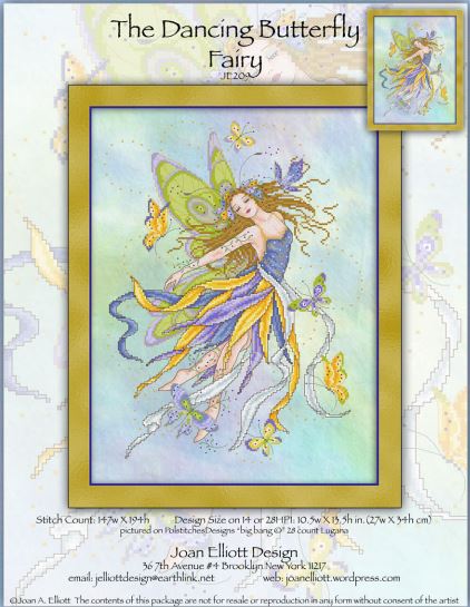 click here to view larger image of Dancing Butterfly Fairy, The (chart)