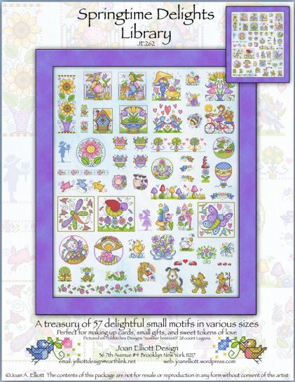 click here to view larger image of Springtime Delights Library (chart)
