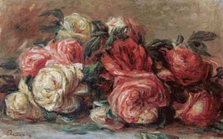 click here to view larger image of Discarded Roses - Pierre Auguste Renoir (chart)