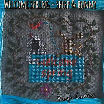click here to view larger image of Welcome Spring Sheep & Bunny (chart)