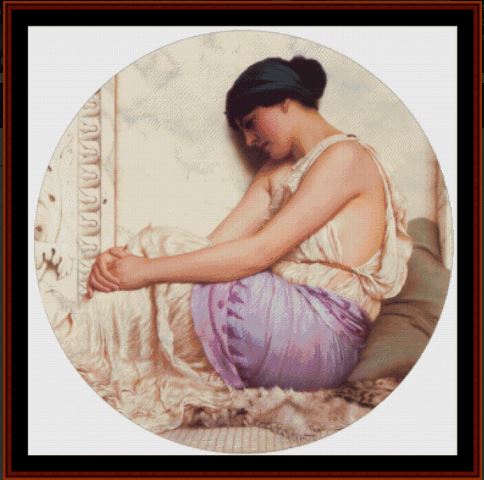 click here to view larger image of A Grecian Girl, 1908 (John William Godward) (chart)