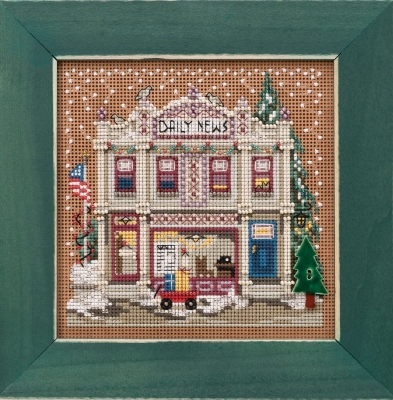 click here to view larger image of Daily News  Christmas Village (2019) (counted cross stitch kit)