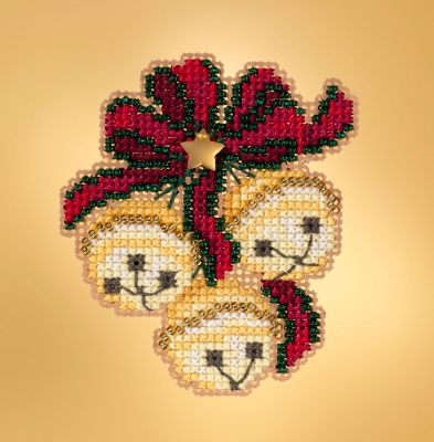 click here to view larger image of Jingle Bell Trio (counted cross stitch kit)