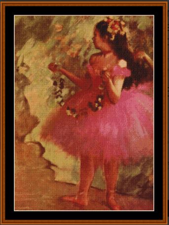 click here to view larger image of Dancer in Pink Dress (chart)