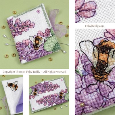 click here to view larger image of Lilac Needlebook  (chart)