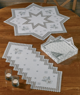 click here to view larger image of Winter Hardanger (middle) (Hardanger and Cut Work)