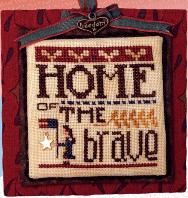 click here to view larger image of Merry Making Mini - Home of the Brave (w/embellishments) ()
