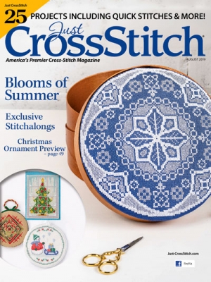 click here to view larger image of Just Cross Stitch Magazine - July/August 2019 (magazines)
