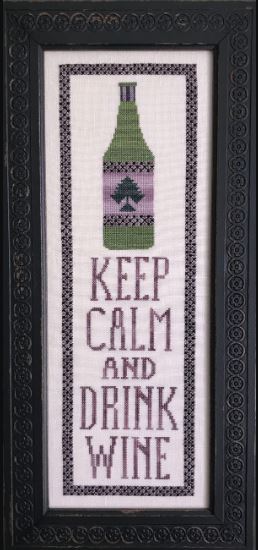 click here to view larger image of Keep Calm And Drink Wine (chart)