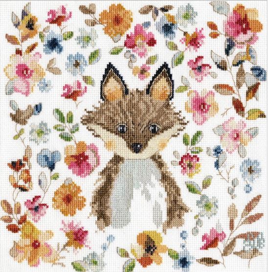 click here to view larger image of Fox (counted cross stitch kit)