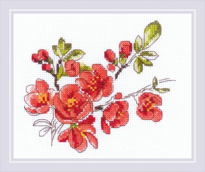 click here to view larger image of Branch of Cydonia, The (counted cross stitch kit)