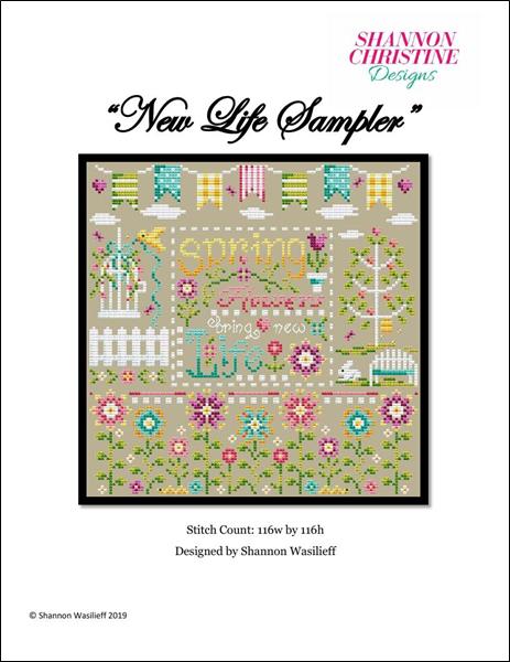 click here to view larger image of New Life Sampler (chart)