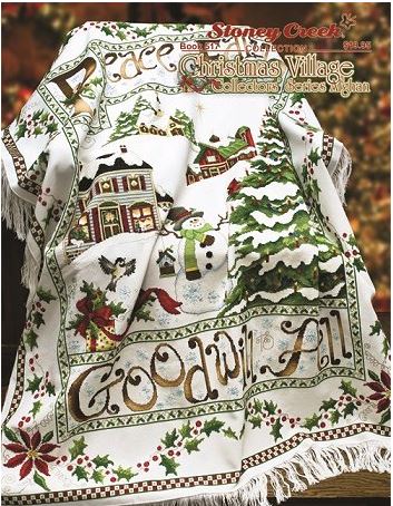 click here to view larger image of Christmas Village Afghan (chart)