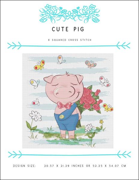 click here to view larger image of Cute Pig (chart)