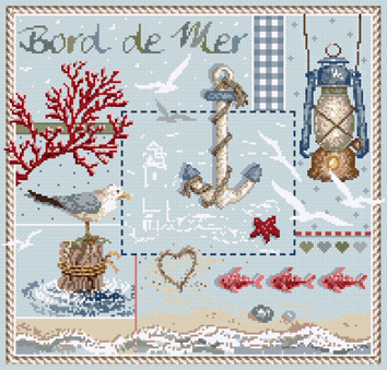 click here to view larger image of Bord de Mer (counted cross stitch kit)
